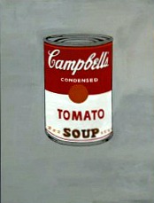 Study of Andy Warhol’s Soup Can