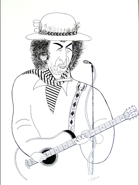 Bob Dylan Illustration
