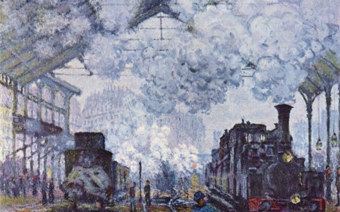 The Brush Strokes of The Industrial Revolution by Monet